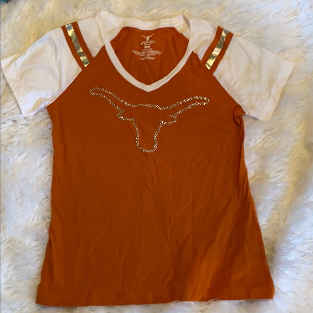 We Are Texas Longhorn V-Neck, Size Small 💕